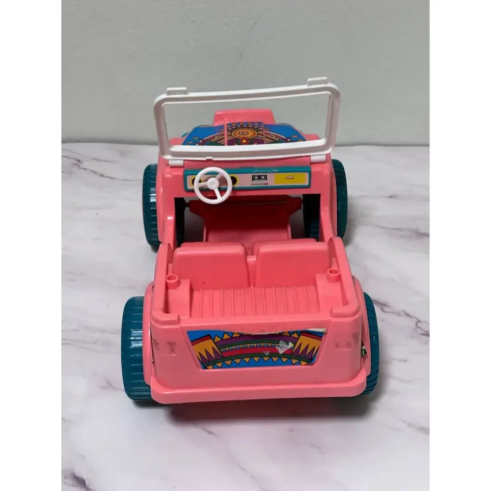 Vintage Barbie Western Fun Desert Rider Jeep Vehicle 1987 Arco Mattel